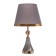 Highlight lamp with "Okli" E27 40W gray-gold 28x28x48 cm