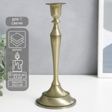 Summary Metal for 1 candle 