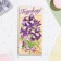 Money envelope "Congratulations" flowers, 16.5 x 8 cm