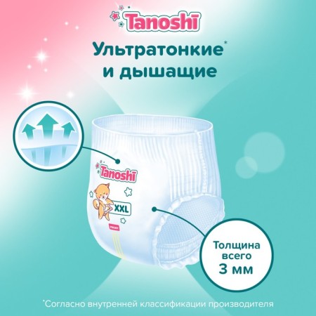 Pantry Panties for children Tanoshi, size XXL 17-25 kg, 26 pcs-2