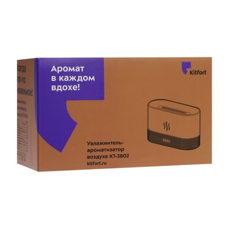 Air humidifier KitFort KT-3802, Ultrasound, 4.5 W, 0.18 l, flavoring, white-6