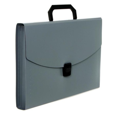 A4 Calligrata Portfli folder, 6 departments, 700mm, up to 300 sheets, gray-1