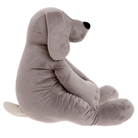 Soft toy "Charlie dog", gray color, 85 cm-2