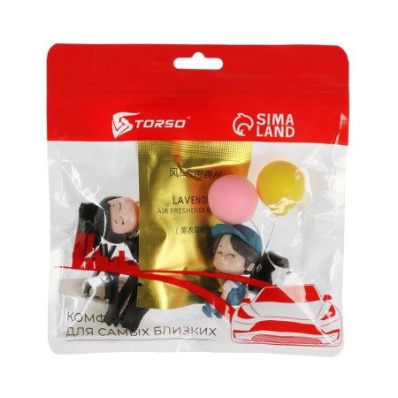 Toy in a car deflector, a couple in love, K1-2