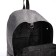 Youth backpack from textiles on a zipper, 3 pockets, headphone opening, color gray color
