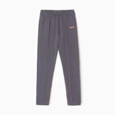 Leggings for the girl, graphite color, height 116 cm