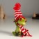 Souvenir Polystone Lac "frog in a hawap and a scarf welcomes" 7.7x6.3x13 cm