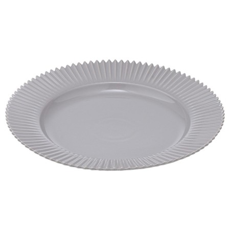 Set of plates Tkano Edge, 26 cm, 2 pcs, dark gray color-5