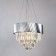 Muscida 38 cm chandelier, D 50 cm, 8x60W E14
