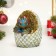 Piggy bank "Dragon in an egg with coins" Blue, 9x9x10.5cm