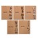 Notebook of 48 sheets in the Animals Yoga cage, craft cardboard cover, offset unit, mix