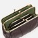Cosmetic bag, 3 departments, outer pocket, burgundy color