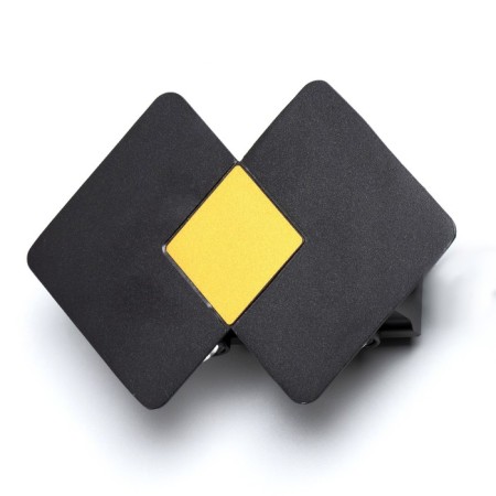 Sconces "Alir" LED 4W 3000K IP65 black and gold 10x3.8x12 cm-1
