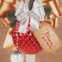 Craft vertical “New Year gift”, S 12 x 15 x 5.5 cm, New Year