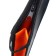Plastic folder A4, 340 x 245 x 40 mm, lightning from above, plastic, calligrata top, black/orange