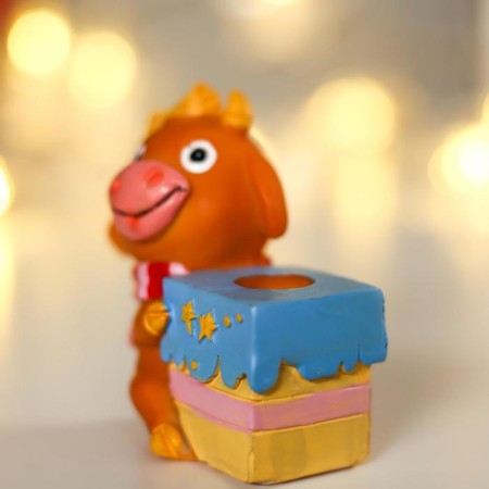 Souvenir Polystone SPRISE "Gobby in a scarf with a cake"-2