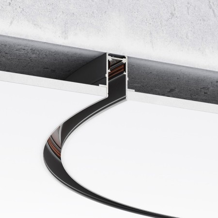 Built -in radius busbar d = 1200 mm Elektrostandard, Slim Magnetic, 480W, black color-1