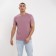 Men's T-shirt Minaku Regular Fit: Purple color, river 42