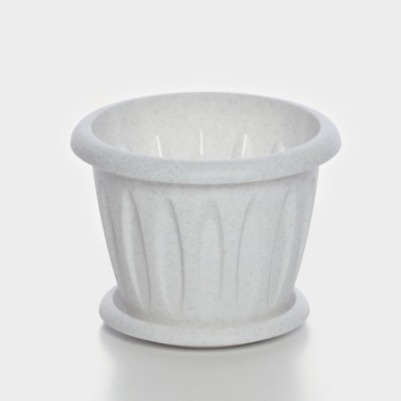 Pot with the pallet "Felicia", 1.8 l, the color is marble-2