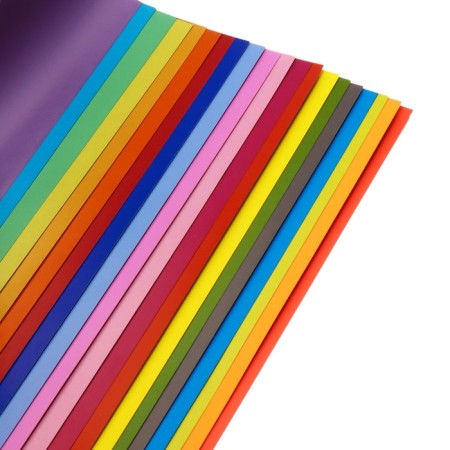 A4 cardboard set, 20 sheets in gluing, 20 colors "space crop", shaky-2