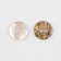 Buttons, 2 punctures, d = 10 mm, bilateral, pearl color, price per 1 piece