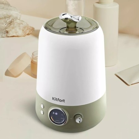 Air humidifier KitFort KT-2896, Ultrasound, 24 W, 3.5 l, 30 m2, white-green-1
