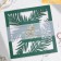 Wedding invitation: carved 16 x 16 cm, (green color)