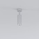 Lamp ceiling Elektrostandard, Diffe LED 39x39x155 mm, IP20, silver color
