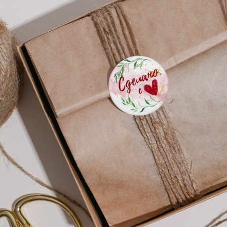 A set of business stickers “Made with love”, 4 x 4 cm, 50 pcs-1