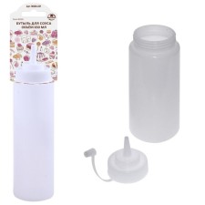 A bottle for multiple sauce, plastic, 650 ml