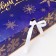 New Year. New Year's Folding Gift, packaging, “stars on a blue background”, 31 × 24.5 × 8 cm.