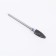 Ceramic milling cutter for “corn manicure”, average cut, 6 × 15 mm, in a plastic case, black color is black