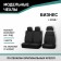 Auto-Chekhly for Gazelle Business, 2010-n., Black Eco-leather/Black suede