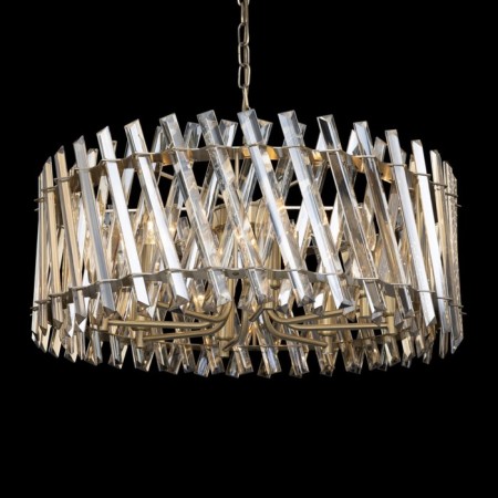 Suspended Citilux “Ingvar” CL334283, 60x60x45 cm, 8x60W, E14, brown color-3