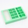 Box for sweets, 16 pcs, mint, 17.7 x 17.7 x 3.8 cm