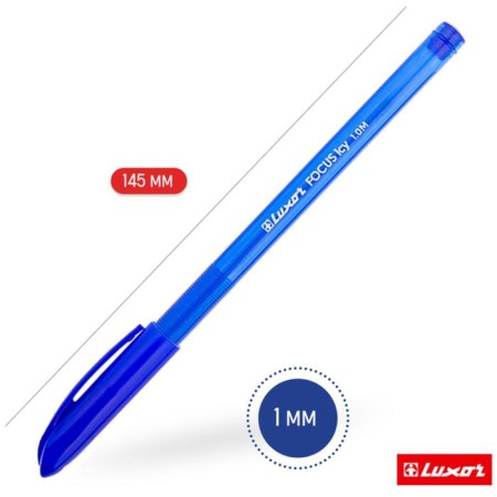 Ballic handle Luxor Focus iCy, Node 1.0 mm, blue rod-2