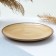 Plate "Flat" cream, 22 cm