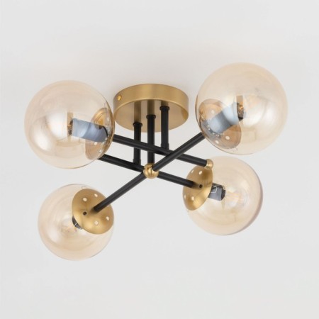 Ceiling chandelier Citilux "Pamela" CL144145, 4x40W, E14, colorful color-6