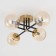Ceiling chandelier Citilux "Pamela" CL144145, 4x40W, E14, colorful color