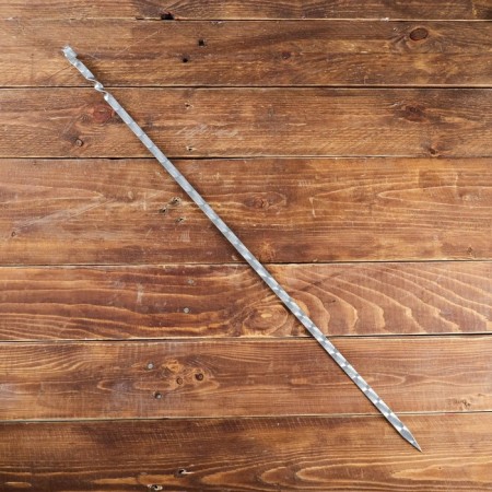 Shampoo with a handle, working length - 60 cm, width - 10 mm, thickness - 2 mm with a pattern-1