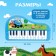 Musical piano "Blue Tractor", sound, blue color