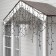 Garland "fringe" 3 x 0.9 m, IP65, UMS, dark rubber thread, 232 LED, glow of Multi, 220 V