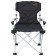 Folding chair with hard armrests, 67/60 x 55 x 48/97 cm, black/gray color