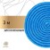 Crap for rhythmic gymnastics Grace Dance, 3 m, blue color