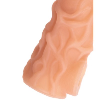 Kokos nozzle is realistic with additional stimulation, TPE, bodily, 12 cm-8