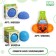 Set of massage balls "Hedgehog", 4 pcs., Mix colors