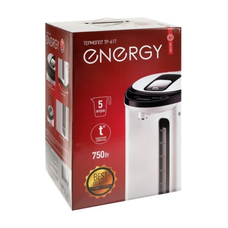 Energy TP-617, 5 l, 750 watts, white with a pattern-6