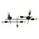 Cauline Standard 7x40W E27 Black 68x62 cm Bayerlux
