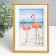 Photo frame Plastic 10x15 cm "Enemy stripes" white with gold stroke 18x13 cm
