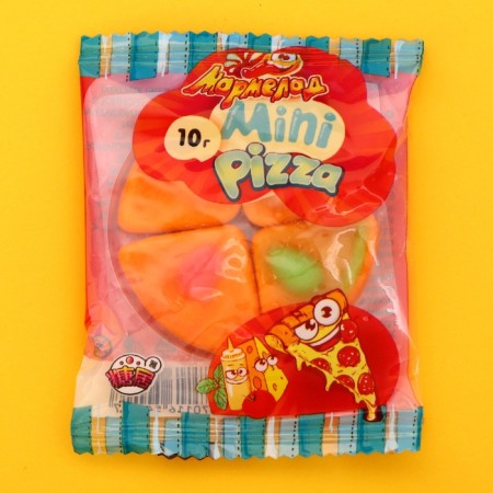 Chewing marmalade "Mini pizza", 10 g